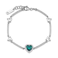 Bracciale Brosway Donna FANCY LIFE GREEN in Argento Cubic Zirconia FLG145